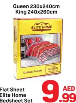 Day To Day Flat Sheet Elite Home Bedsheet Set offer