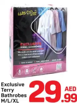 Day To Day Exclusive terry bathrobes m/l/xl offer