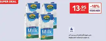 Carrefour Nada UHT milk full cream offer