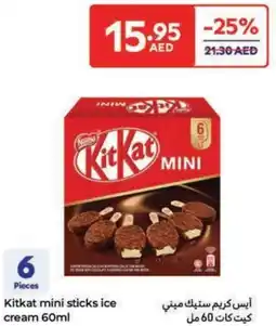 Carrefour Kitkat mini sticks ice cream offer