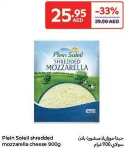 Carrefour Plein Soleil shredded mozzarella cheese offer
