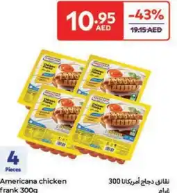 Carrefour Americana chicken frank offer
