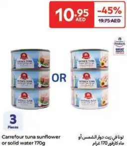 Carrefour Carrefour tuna sunflower or solid water offer