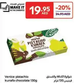 Carrefour Venice pistachio kunafa chocolate offer
