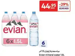 Carrefour Evian mineral water offer