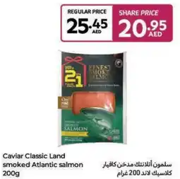 Carrefour Caviar Classic Land smoked Atlantic salmon offer