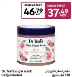 Carrefour Dr. Teal's sugar scrub offer