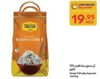 Carrefour Tavish 1121 sella basmati rice offer