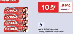 Carrefour Close up toothpaste assorted offer