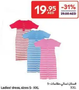 Carrefour Ladies' dress, sizes S-XXL offer