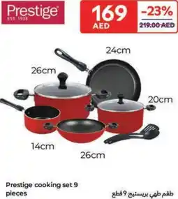 Carrefour Prestige cooking set 9 pieces offer