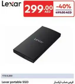 Carrefour Lexar portable SSD offer