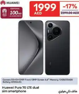 Carrefour Huawei Pura 70 LTE dual sim smartphone offer