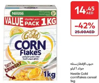 Carrefour Nestle Gold cornflakes cereal offer