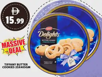 Grand Mall Sharjah Tiffany butter cookies offer