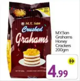 Bigmart M.Y.San Grahams Honey Crackers offer