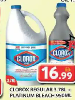 Grand Mall Sharjah Clorox regular + platinum bleach offer