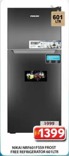 Grand Mall Sharjah Nikai NRF601FSS9 Frost Free Refrigerator offer