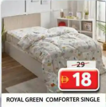 Grand Mall Sharjah Royal Green Comforter Single offer