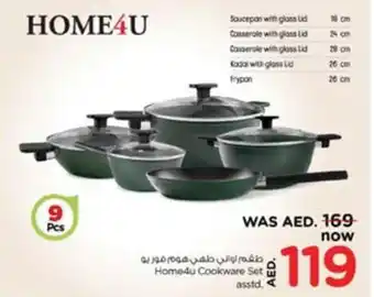 Nesto Home4u Cookware Set asstd. offer