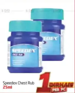 Delta Centre Speedex Chest Rub offer