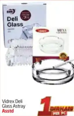 Delta Centre Vidrex Deli Glass Astray Asstd offer