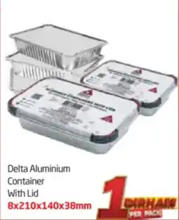 Delta Centre Delta Aluminium Container With Lid offer