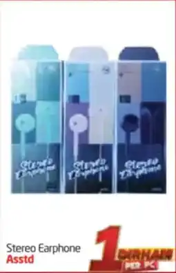 Delta Centre Stereo Earphone Asstd offer