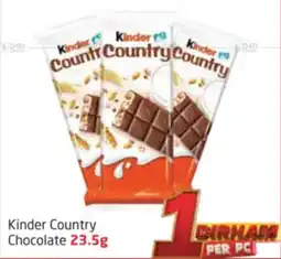 Delta Centre Kinder Country Chocolate offer
