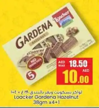 Armed forces cooperative society Loacker Gardena Hazelnut offer