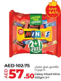 Lulu Hypermarket Galaxy Mixed Minis offer