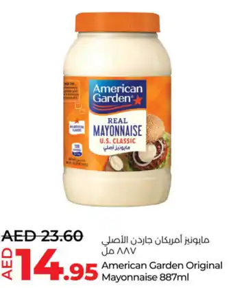Lulu Hypermarket American Garden Original Mayonnaise offer