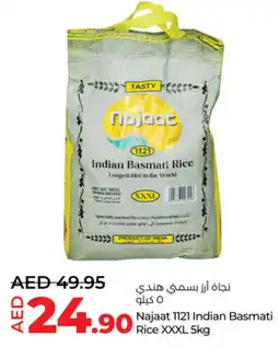 Lulu Hypermarket Najaat 1121 Indian Basmati Rice XXXL offer