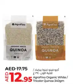 Lulu Hypermarket Agrofino organic white/ tricolor quinoa offer