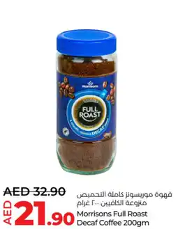 Lulu Hypermarket Morrisons Full Roast Decaf Coffee offer