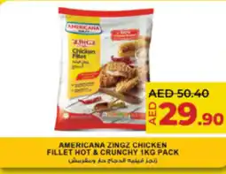 Lulu Hypermarket Americana zingz chicken fillet hot & crunchy offer