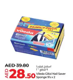 Lulu Hypermarket Vileda glitzi nail saver sponge offer