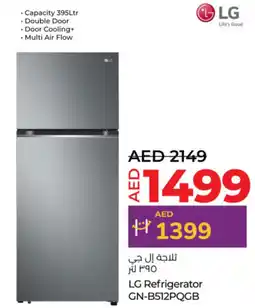 Lulu Hypermarket LG Refrigerator GN-B512PQGB offer