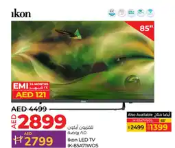Lulu Hypermarket Ikon LED TV IK-85A7IWOS offer