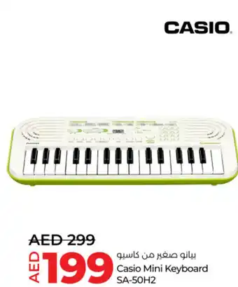 Lulu Hypermarket Casio Mini Keyboard SA-50H2 offer