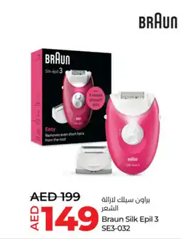 Lulu Hypermarket Braun Silk Epil 3 SE3-032 offer
