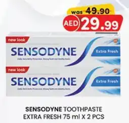 KM Trading Sensodyne toothpaste extra fresh offer