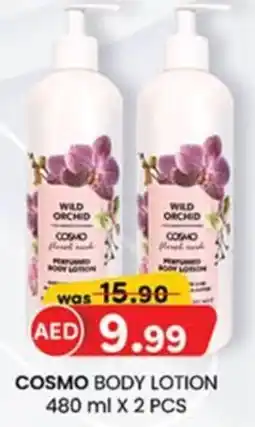 KM Trading Cosmo body lotion offer