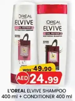 KM Trading L'oreal elvive shampoo + conditioner offer