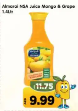 Al Madina Hypermarket Almarai NSA Juice Mango & Grape offer