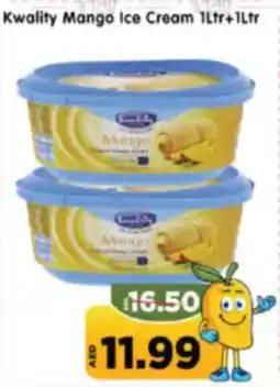 Al Madina Hypermarket Kwality Mango Ice Cream offer