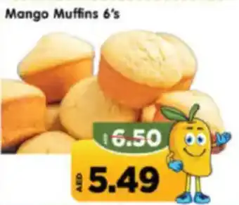 Al Madina Hypermarket Mango Muffins 6's offer
