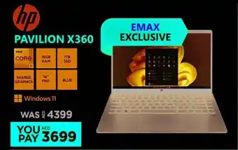 Emax Hp Pavilion X360 offer
