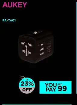 Emax Aukey Universal Travel Adapter offer
