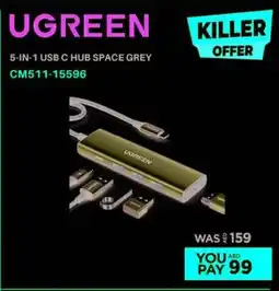 Emax UGreen 5-in-1 USB-C Hub Space offer